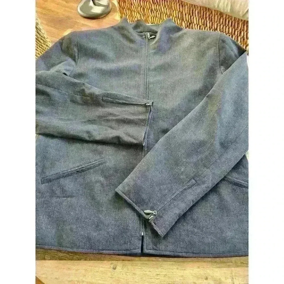 Lauren Ralph Lauren Women's Wool Jacket Size 10 Zip Up Light Weight - Picture 11 of 11